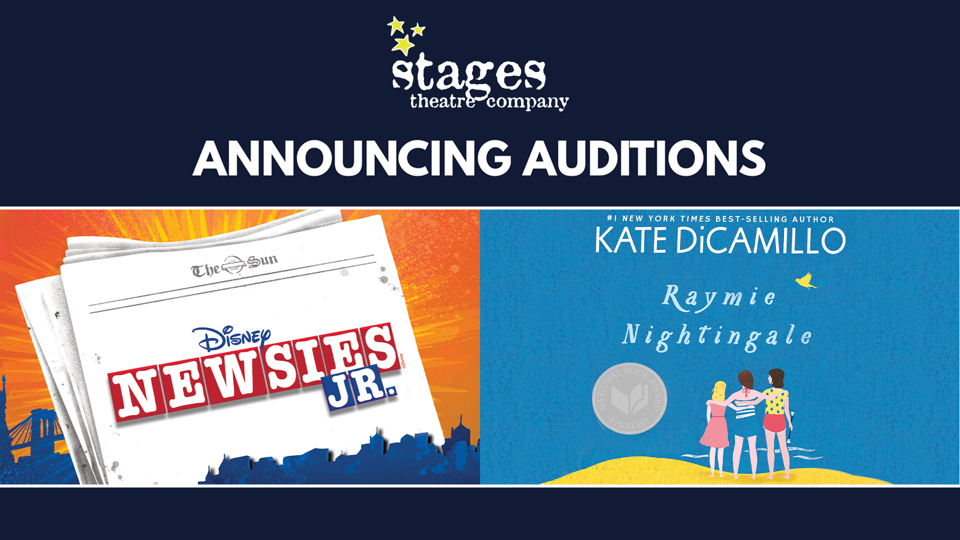 Auditions for Newsies and Raymie Nightingale