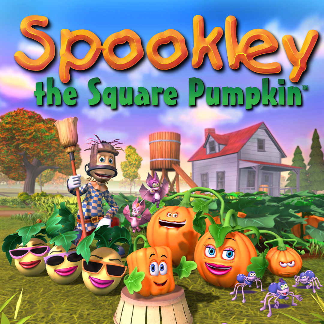 spookley the square pumpkin logo