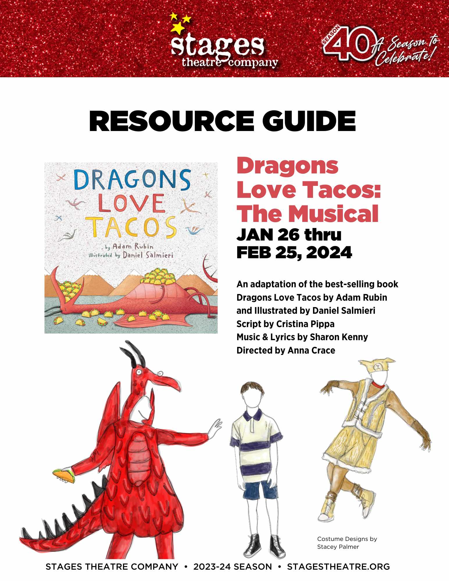 Resource Guide for Dragons Love Tacos: The Musical at Stages Theatre Company
