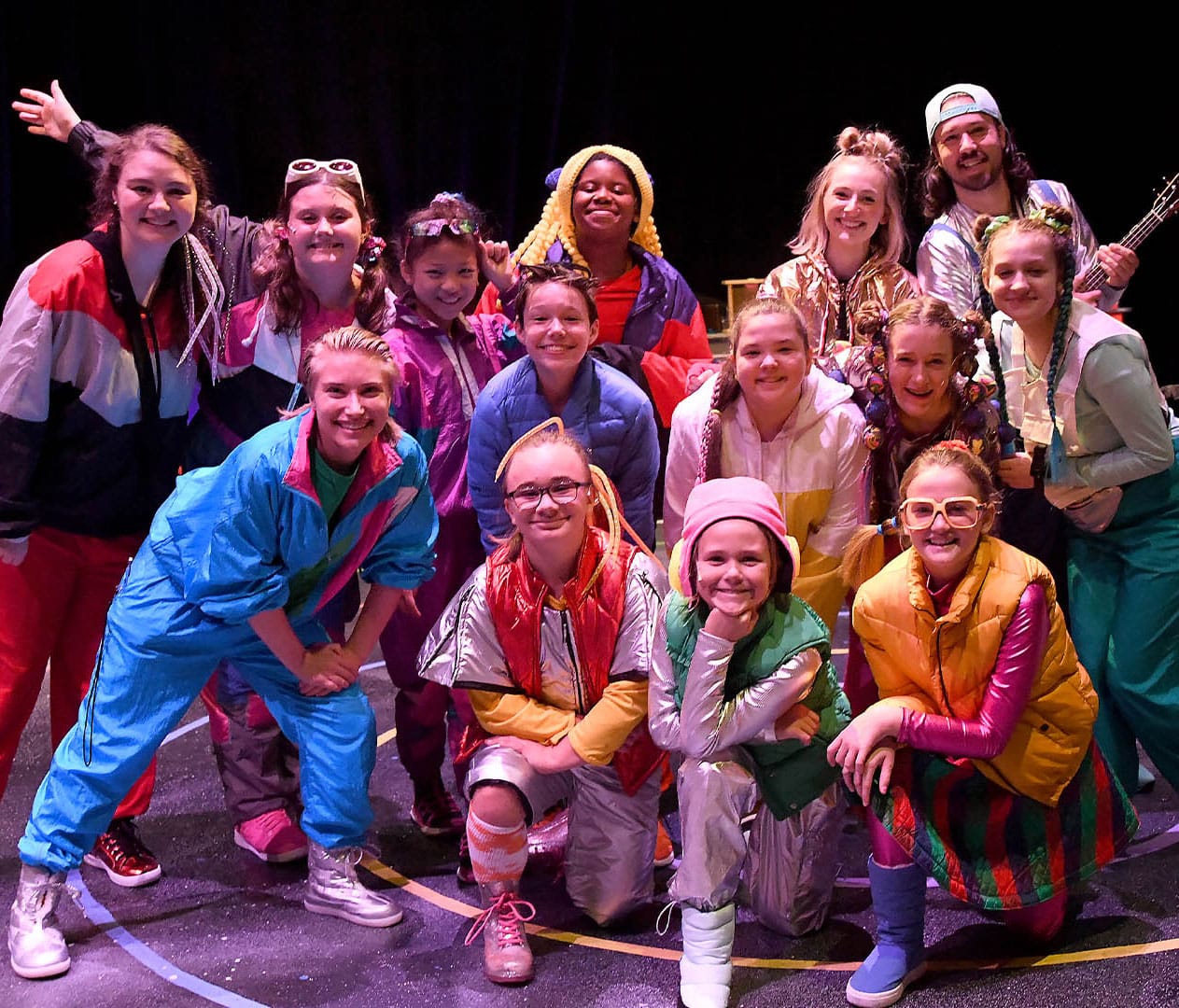 A group of youth performers