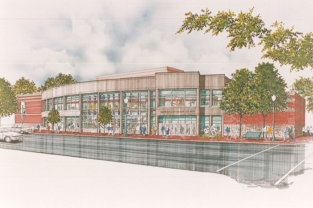 Hopkins Center of Arts render