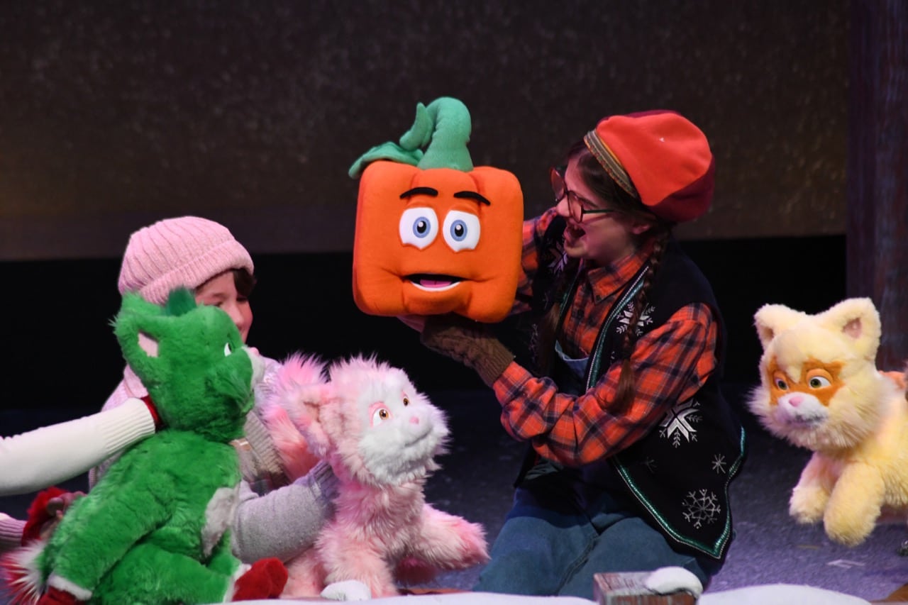 Spookley and The Christmas Kittens production photo